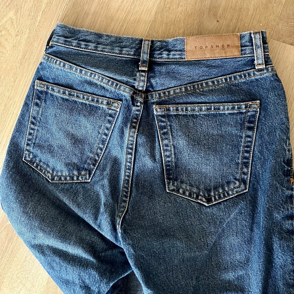 TOPSHOP Editor Straight leg jeans in bright mid blue wash - Picture 9 of 9